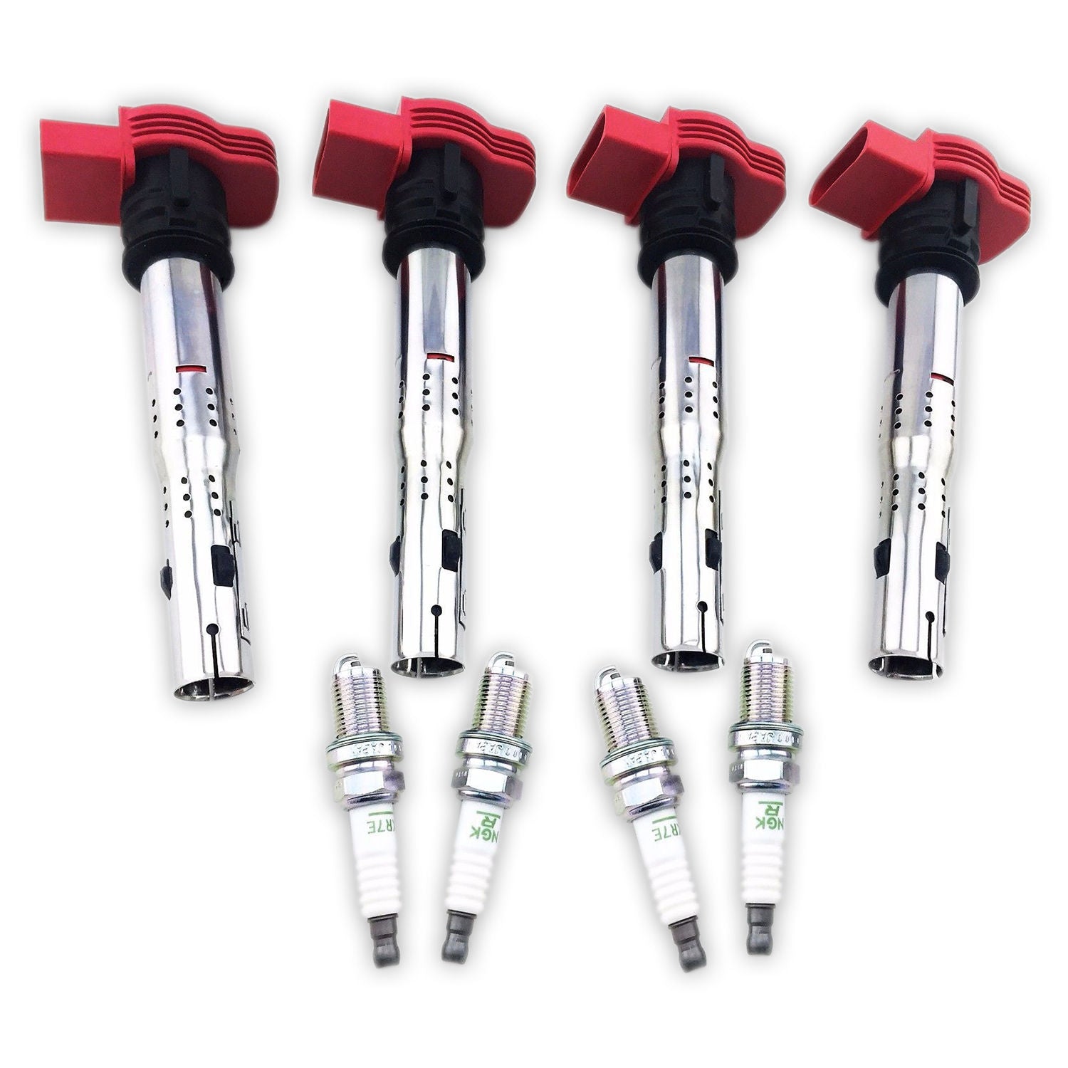 A-Premium Ignition Coil Pack Compatible with A3 A4 A5 A6 Quattro Allroad Q5 Volkswagen Beetle Golf Passat 2.0L 2.5L Turbo Only A-Premium Ignition Coil Pack Compatible with A3 A4 A5 A6 Quattro Allroad Q5 Volkswagen Beetle Golf Passat 2.0L 2.5L Turbo Only