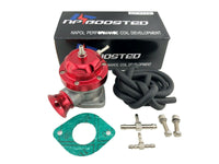 30 PSI ADJUSTABLE BLOW OFF VALVE BOV BILLET ALUMINUM RED RS S TURBO INTERCOOLER
