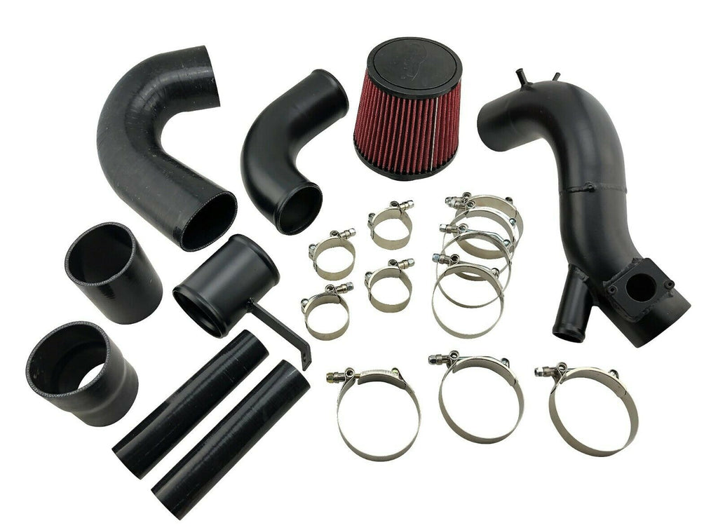Black Cold Air Intake Kit & Filter for 2008-2015 Lancer Evolution X 2.0L Evo 10
