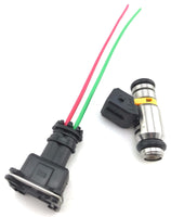 FUEL INJECTOR 490CC 46LB EV1 CONNECTOR TYPE WITH WIRE HARNESS DUCATI FIAT CUSTOM