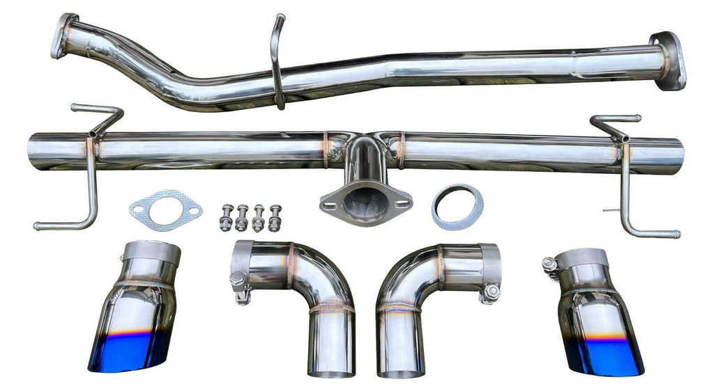 PERFORMANCE DUAL HIFLOW BURNT TIP EXHAUST SYSTEM FITS 200411 RX8 RX8