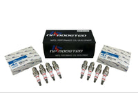 8 Pack NPBoosted Spark Plug Set fits BCPR7ES Pre Gapped & Colder Heat Range 7