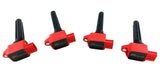 4 Pack Ignition Coils for 08-16 Lancer Evolution X MR EVO 10 EVOX 2.0L Turbo GSR