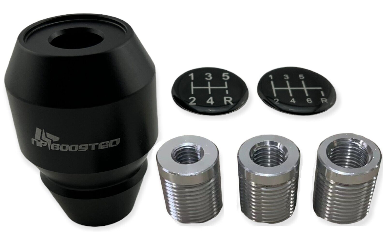 jdm gear knob JDM BLACK MANUAL TRANSMISSION GEAR SHIFT KNOB M8x1.25 M10x1.5 M12x1.25