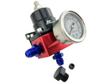 Universal Adjustable Fuel Pressure Regulator FPR & 160psi Guage + AN 6 Fittings