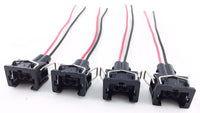 4 EV1 OBD1 INJECTOR PLUG CONNECTOR PIGTAILS CIVIC ACURA INTEGRA ECLIPSE EVO DSM