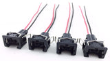 4 EV1 OBD1 INJECTOR PLUG CONNECTOR PIGTAILS CIVIC ACURA INTEGRA ECLIPSE EVO DSM