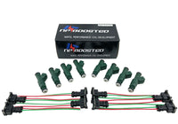 8 Fuel Injectors 42lb EV1 for GM Pontiac Ford BMW LT1 LS1 LS6 440cc Wire Harness
