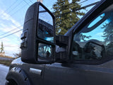 FITS 99-07 FORD POWER+HEATED+SMOKED SIGNALS TOWING TOW SIDE VIEW MIRROR