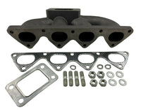 T3 T4 BOTTOM MOUNT CAST IRON TURBO MANIFOLD FOR HONDA ACURA B16 B18 B20 B-SERIES