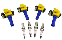 4 Pack Ignition Coils & Spark Plugs for 2003-19 Subaru EJ255 EJ257 2.5L H4 Turbo