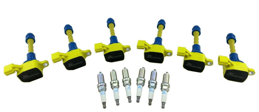 6 Pack Ignition Coil Spark Plug for 02-08 350Z Infinity M35 G35 FX35 3.5L VQ35DE