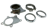 Adapter Kit T3 T3/T4 5 Bolt Turbo Exhaust Outlet Downpipe Flange to 3 Inch VBand