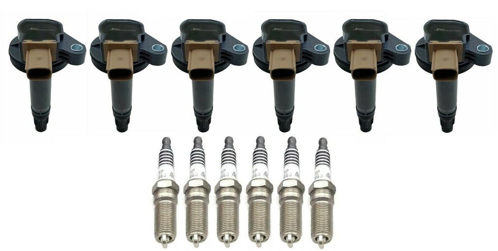 6 Ignition Coils + Spark Plugs FOR Ford F-150 F150 Explorer MKS MKT Ecoboost 3.5