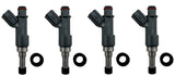4 Pcs Fuel Injector Injection Nozzle FOR 4Runner Tacoma Prado TRJ120 23250-75100