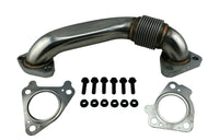 Heavy Duty Passenger Side Up Pipe & Gasket Kit for 2001-2016 Duramax Diesel 6.6L