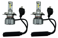 H4 HB2 9003 LED Headlight Bulbs Conversion Kit High & Low Dual Beam White 6000K