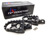 1990-2017 HARLEY SPORTSTER DYNA IRON 883 FATBOY BLACK POWDER COATED XD FOOT PEGS