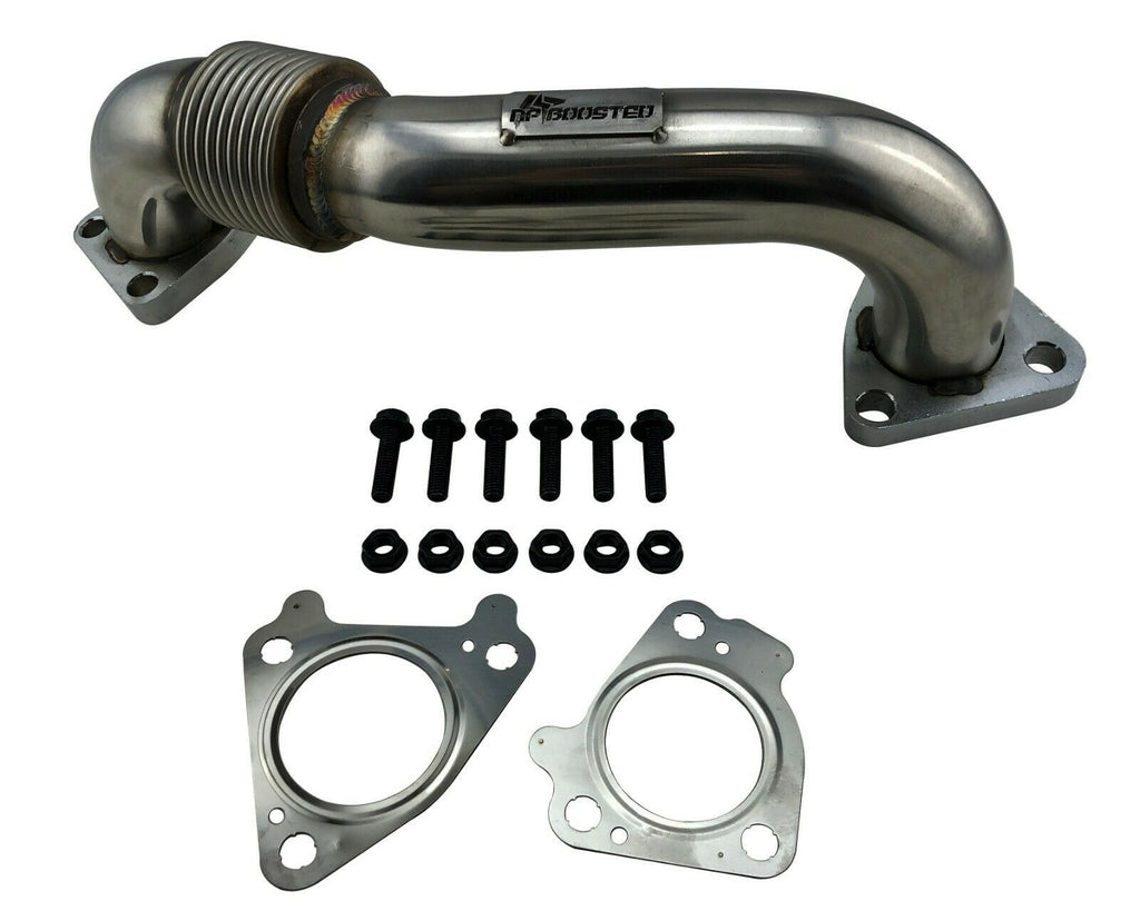Doctor Diesel USA 3" High Flow Turbo Exhaust Pipe For 2001-2004 Chevy GMC 6.6L Duramax LB7