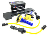 Mitsubishi Lancer Evolution Ignition Coils 8mm Wires EVO 4 5 6 7 8 9 w/ Cover