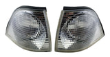 Euro Clear Corner Markers Signal Light Pair FOR 92-99 BMW E36 2D Coupe Cabrio M3