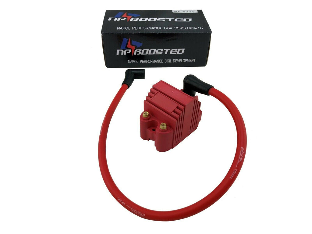 Ignition Coil Pack Hi Voltage Output 40kV + 10mm Plug Wire fits Blaster SS 8207