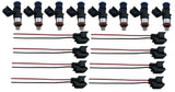 8 Pcs 62LB 650cc Fuel Injectors for 2006-15 Chevrolet Corvette LS3 L99 Camaro SS
