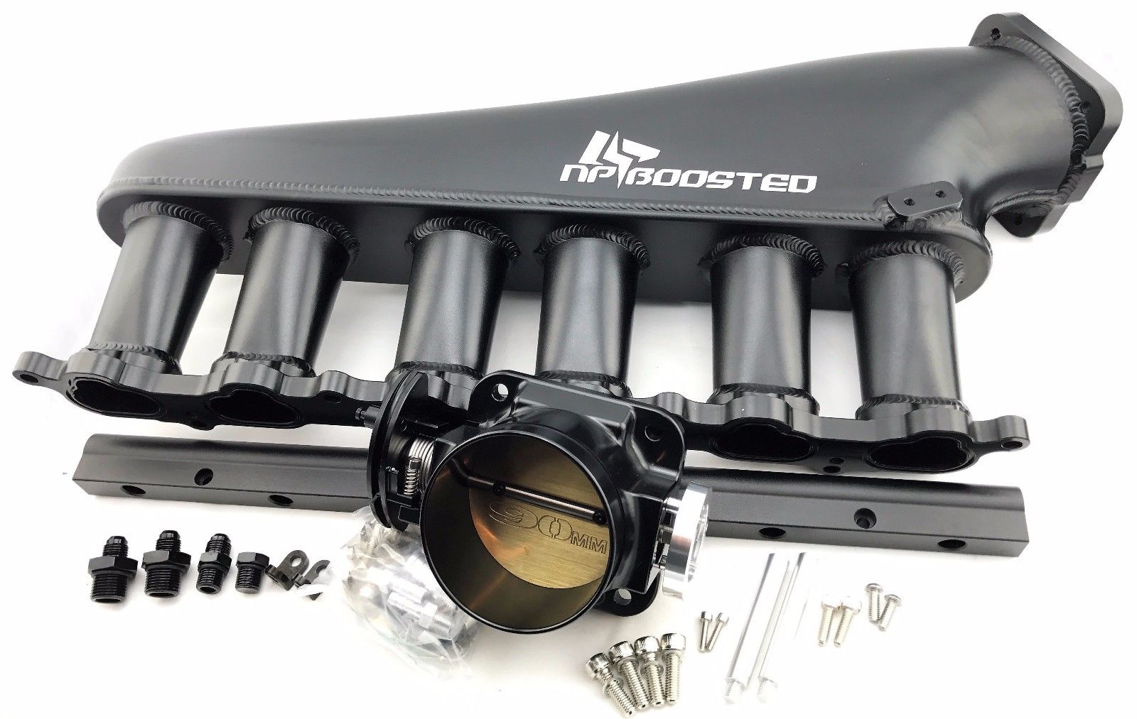 TOYOTA SUPRA MK3 ARISTO 1JZ-GTE ALUMINUM INTAKE MANIFOLD SET 90MM