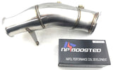 4" Cat Delete DownPipe For 13-16 BMW N55 235i 335i 435i F22 F30 F32 Single Turbo