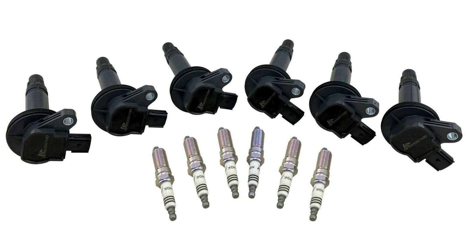 6 Ignition Coils & Iridium Spark Plugs Kit For Ford Edge 2015-2018 2.7L 6 Ignition Coils & Iridium Spark Plugs Kit For Ford Edge 2015-2018 2.7L