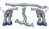 3" Cat Back Exhaust System w/ Quad Tip for 2015-20 WRX FA20F 2.0L STI EJ257 2.5L