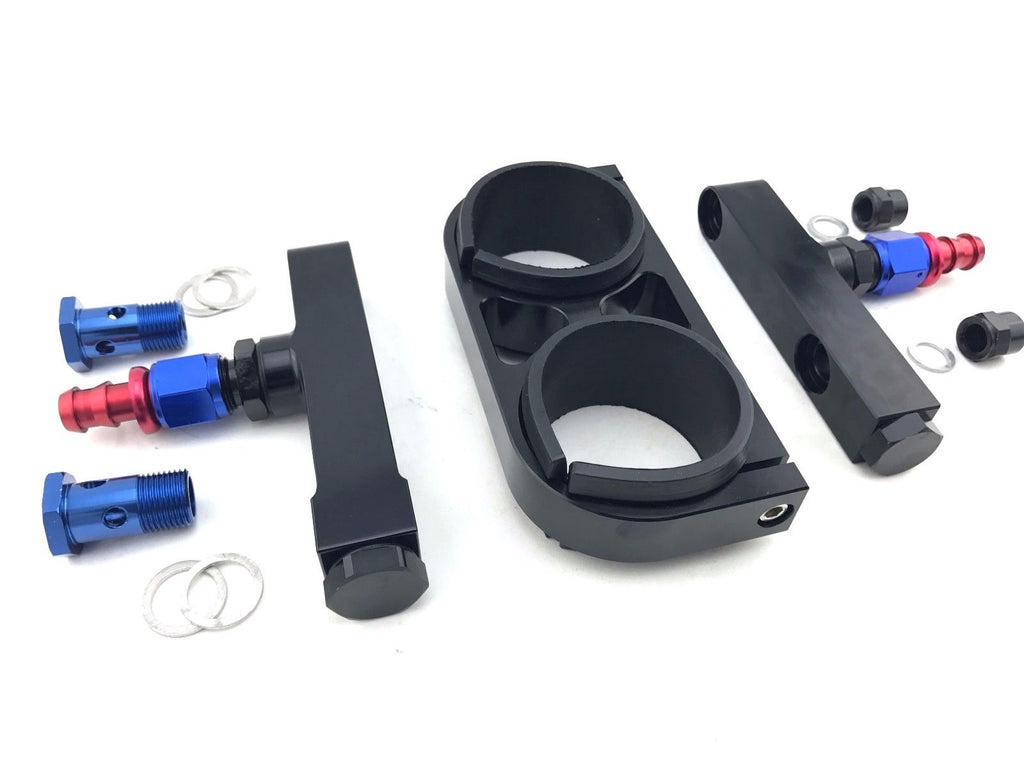 044 FUEL PUMP BRACKETS 2 MANIFOLDS FITTINGS COMPLETE FUEL SYSTEM MOUNT ...