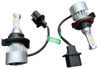 H13 9008 LED Headlights Bulbs SET 6500k Super White FOR 2006+ Ram 1500 2500 3500