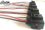 AUDI VW IGNITION COIL CONNECTOR REPAIR KIT HARNESS PLUG WIRING A4 RS4 S6 A8 A6