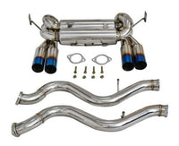 Stainless Steel Catback Dual Exhaust System Quad Tips fits BMW 08-13 M3 V8 4.0L